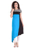 hanumntra kurti's  rayon high low printed woman casual kurti & kurta