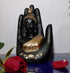 Golden Handcrafted Buddha Palm Decorative Showpiece