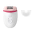 Philips BRE235/00 Satinelle Essential Corded Compact Epilator (White and Pink)