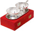 Brass Silver Plated Bowl (Medium)-Set of 2 Pieces