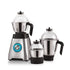 Cello Steelox- Alpha 1000W Steel Mixer Grinder with 3 Jar Silver