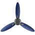 Usha Bloom Magnolia 1250mm 3 Blade Grey & Blue
