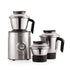 Cello Steelox- Beta 1000W Steel Mixer Grinder with 3 Jar Silver
