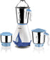 Philips Daily Collection HL7511 550-Watt Mixer Grinder with 3 Jars (Blueberry/Bright White)
