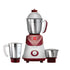 Cello Swift 500W Mixer Grinder with 3 Jars Red