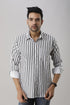 Striped Casual Slim Fit Shirt For Men