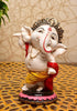 Handcrafted Resine Dancing Ganesha Idol Sculpture | Showpiece for Home Décor and Office