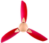 Usha Bloom Primrose 1250mm 3 Blade Ceiling Fan Golden & Cherry