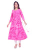 Hanumntra Rayon Tie Dey Printed Woman Party Wear kurti kurta