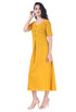 Hanumntra Casual Solid Women Cotton Slub Kurti & Kurta