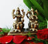 Brass Laxmi Ganesh Idol on Chowki | Spiritual Decor | Home Decore picknfast Craft