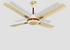 Orient Electric Quadro Ornamental 4 Blade Ceiling Fan Mett Ivory Cherry