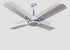 Orient Electric Quadro Ornamental 4 Blade Ceiling Fan Silver Blue