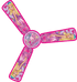 Usha Barbie Dreamtopia 1200mm Ceiling Fan Pink