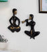 Set of 2 Musicians Wall Hanging Brass Made