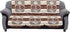 Sofa Cover 3 Seater Brown & Ivory