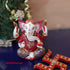 God Ganesha Statue Ganesh Stone Painted Idols Blessing Statue Idol-Good Luck & Success (5 Inch)