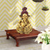 Brass Ganesha Playing Tabla Showpiece | Home Decor