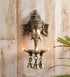 Wall Hanging Lord Ganesha With Three Diyas and Bells
