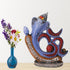 Beautiful Ganesha Statue with Om Design | Idol for Gift | Showpiece Figurine for Home Decor | Ganesha Sculpture (H X W - 19.5 X 18 cm)