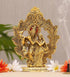 Gold Metal Radha Krishna Playing Flute picknfast craft