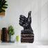 Victory Sign Palm polyresin showpiece (9 * 3.5 inch) -Home Decor Item Office Decor Item… (Good Luck)
