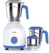 Philips HL7555/00 600 W Mixer Grinder  (White, Blue, 3 Jars)
