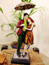 Love Couple with Umbrella Poly resin Showpiece
