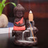 Buddha statue Smoke Backflow Cone Incense Holder Showpiece With 10 Smoke Backflow Scented Cone