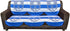 Sofa Cover 3 Seater Blue & White