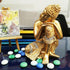 Golden Buddha On Knee Beautiful Showpiece I Handicrafts I for Homes & Offices