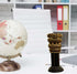 Office Decorative Wooden Ashoka Stambh Emblem India Ashok Chakra Pillar Memento Sculpture Home Office Desk Artwork Showpiece(8 Inches)