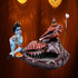 Krishna Murti/Idol on Shell Backflow Incense Fountain with 30 Backflow Cones